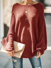 Round Neck Long Sleeve Sweaters
