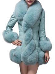 Women Faux Fur Chic Overcoat