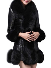Women Faux Fur Chic Overcoat