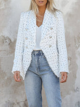 Elegant Lapel double-breasted short coat Blazer
