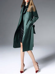 Woman Polyester Customized Material Trench Coats