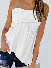Casual Sexy Style Sleeveless Women T-Shirts