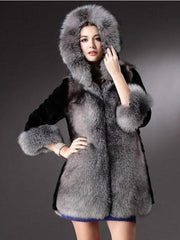 Women Fashion Fur Plush Coats