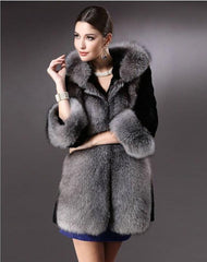 Women Fashion Fur Plush Coats