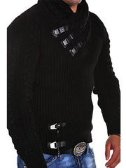Men's Fashion Long Sleeve Buttoned Sweater