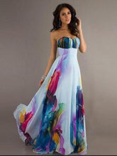 Sexy Off shoulder Sleeveless Floral Maxi Dresses