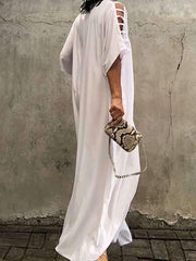 Ethnic style comfortable loose casual maxi dresses