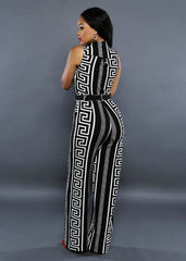 Women Fashion Floral Casual Jumpsuits