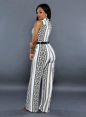 Women Fashion Floral Casual Jumpsuits
