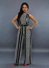 Women Fashion Floral Casual Jumpsuits