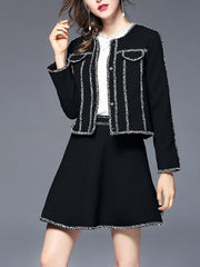 Black Fashion Woman Customized Style Elegant Autumn Blazer