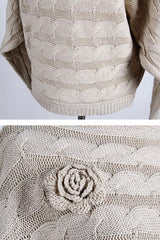 One Shoulder Batwing Sleeve Sweaters