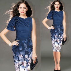 Womens Elegant Casual Party Work Bodycon Dress