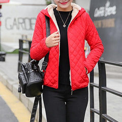 Women's Short Wool Coat Thick Outwear