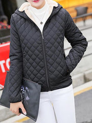 Women's Short Wool Coat Thick Outwear