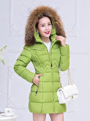 Slim Waist Coat Padded Cotton Jacket Outwear