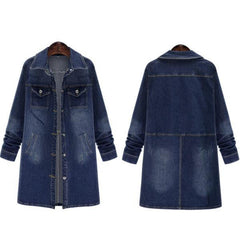 Women's Fashion Stretch Denim Jacket Coat