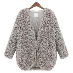 Women's Warm Lamb Coat Short Jacket