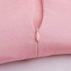 Round Neck Plain Bodycon Dress