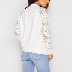 Fashion Lace Woman Daily Jackets