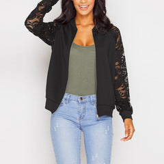 Fashion Lace Woman Daily Jackets