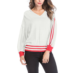 Colorful Woman Long Sleeve With Hoody Sweaters