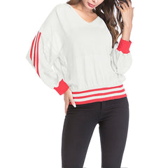 Colorful Woman Long Sleeve With Hoody Sweaters