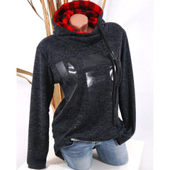 Autumn Woman Printed Letter Hoodies