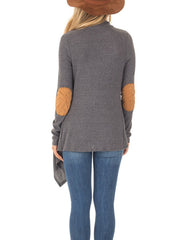 Plain Long Sleeve Cardigans