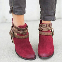 New Explosion Section Thick Ankle Boots