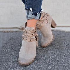 New Explosion Section Thick Ankle Boots