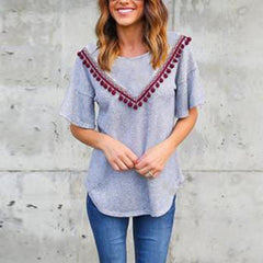 Women's Short Sleeve Loose T-Shirt