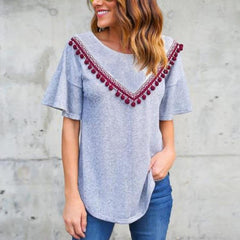 Women's Short Sleeve Loose T-Shirt