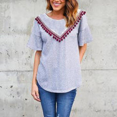 Women's Short Sleeve Loose T-Shirt