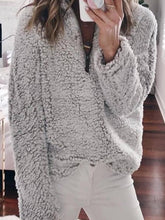 Band Collar Plain Basic Sweatshirts