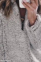 Band Collar Plain Basic Sweatshirts
