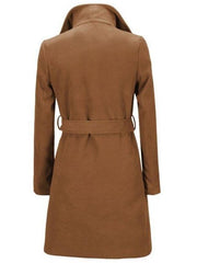 Vintage Lapel Trench Coats With Belt