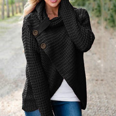 Fashion High Collar Long Sleeve Sweater