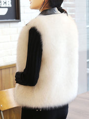 Decorative Hardware Plain Sleeveless Waistcoat