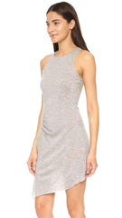 Sexy Vent Irregular Drape Shift Dresses