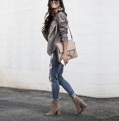 Fashion Irregular Pure Color Cardigan