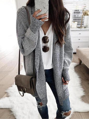 Fashion Plaids Long Sleeve Cardigans