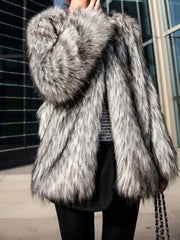 Warm Gradient Coats For Fashion Woman