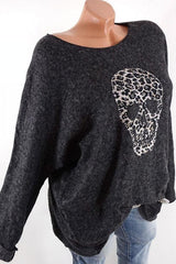 Round Neck Leopard Printed T-Shirts