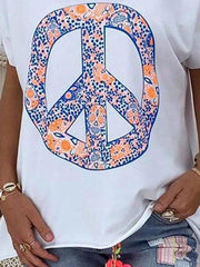 White Short Sleeve Vintage Shift Shirts & Tops
