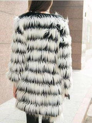 Fashion Fur Long sleeve Coat