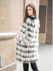 Fashion Fur Long sleeve Coat