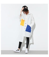 Fashion Irregular Long Blouses