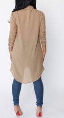 Women Casual Loose Irregular Blouses