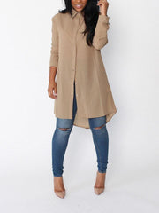 Women Casual Loose Irregular Blouses